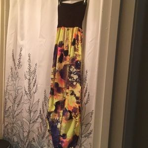 Hurley tube long dress Size M